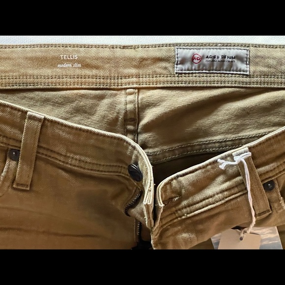 Mens AG Kakki colored Jeans. ___36”x33” - Picture 3 of 7